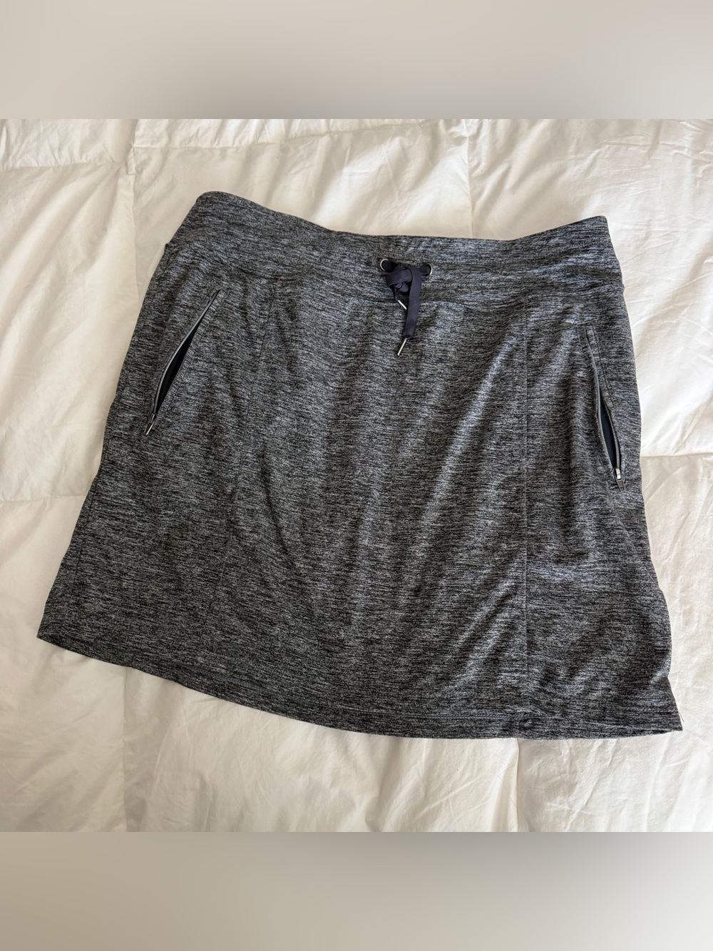 Tangerine | Women’s L | Charcoal Heather Drawstring Mini Skort